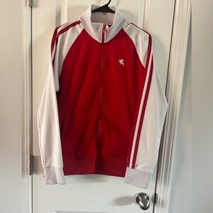 Express Red Zip-Up Jacket